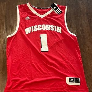 Brand new Adidas Wisconsin mens size L